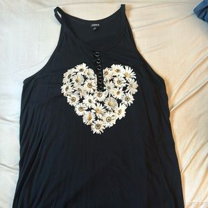 High low daisy tank